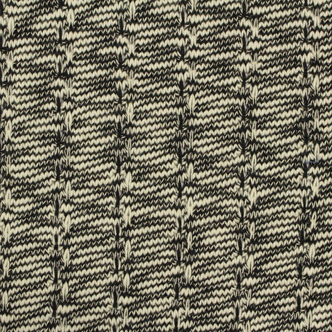 Jacquard Cotton Polyester Chunky Knit Fabric, 285 gsm, 155 cm — Multi