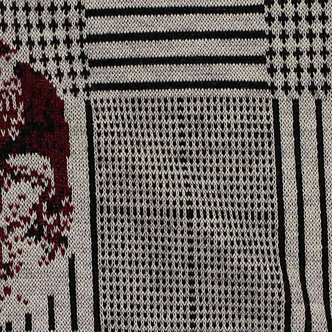 Burgundy Floral Jacquard, Polyester