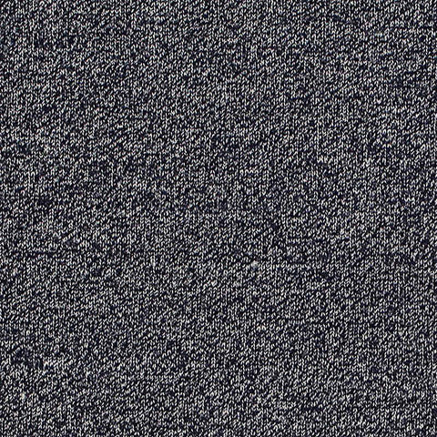 Dark Blue Marl French Terry, Poly-Viscose, 309 gsm