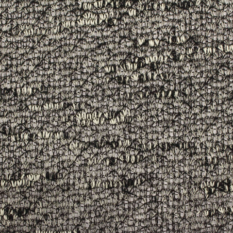 Black Marl Chunky Knit, Polyester, 236 gsm