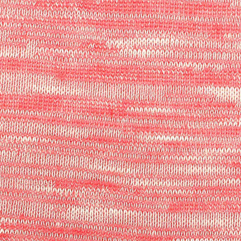 Pink Marl Chunky Knit, Viscose-Poly, 182 gsm