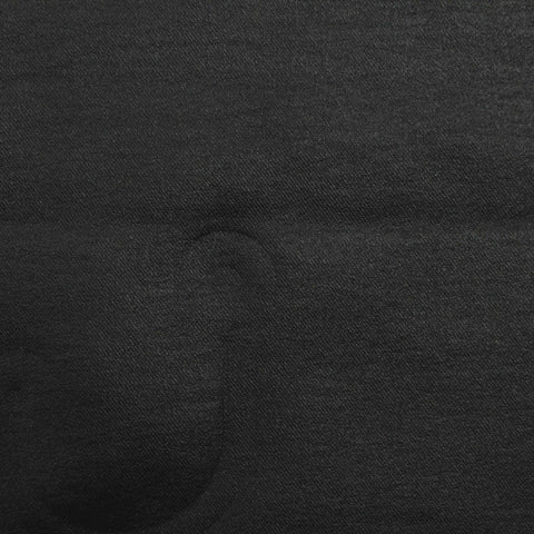 Viscose Nylon Stretch Bengaline Fabric, 268 gsm — Black