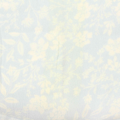 Light Blue Floral Jacquard, Viscose