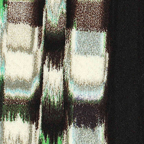 Black Abstract-Brushstroke Woven, Viscose