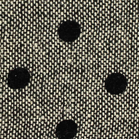 Black Dots Woven, Polyester, 259 gsm