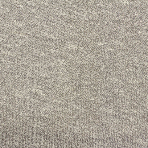 Dark Grey Marl Chunky Knit, Viscose-Poly, 214 gsm