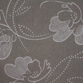 White Floral Knit, Poly-Viscose