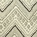 Black Geometric-Zigzag Woven, Viscose
