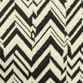 Black Zigzag Jacquard, Polyester, 215 gsm
