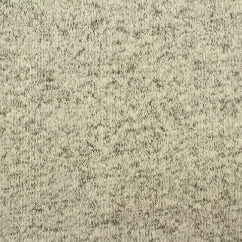 Dark Grey Marl Chunky Knit, Viscose-Poly, 203 gsm