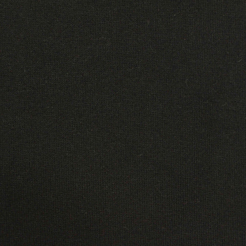 Viscose Polyester Stretch Chunky Knit Fabric, 234 gsm — Black