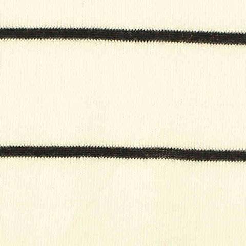 Black Horizontal-Stripe Knit, Poly-Viscose, 146 gsm