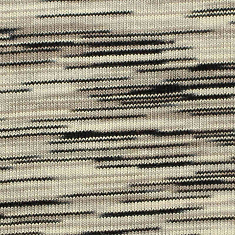 Black Horizontal-Stripe Knit, Viscose, 156 gsm