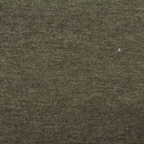 Dark Green Marl French Terry, Cotton