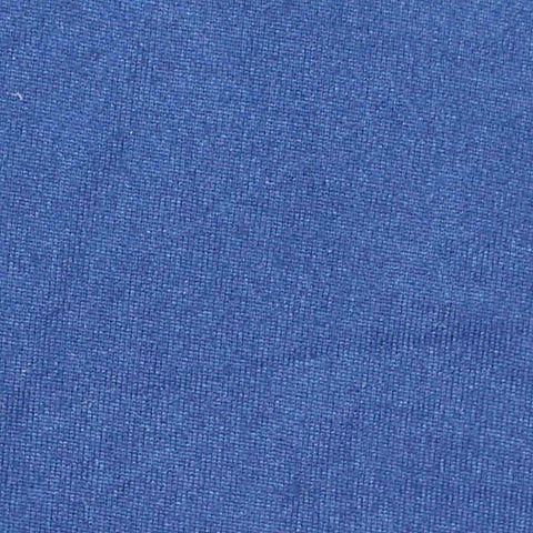 Brushed Polyester Stretch Jersey Knit Fabric, 146 gsm — Blue