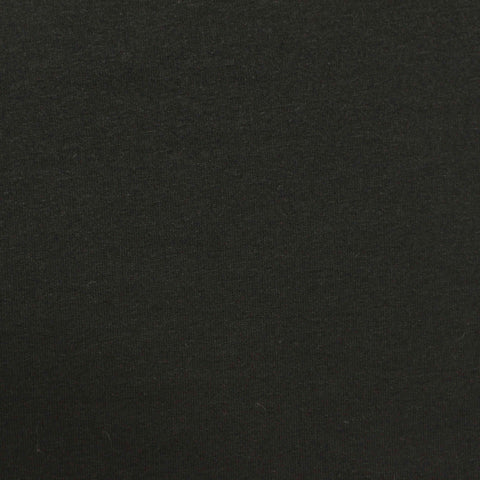 Viscose Stretch Knit Fabric, 193 gsm, 160 cm — Black