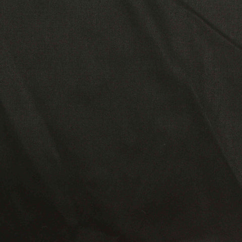 100% Cotton Twill Fabric, 156 gsm, 156 cm — Black