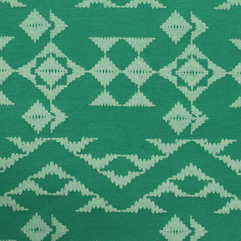 Light Green Diamonds French Terry