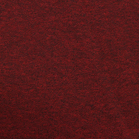 Red Marl French Terry, Cotton-Poly, 244 gsm