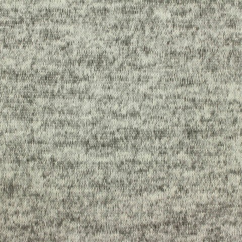 Grey Marl Chunky Knit, Polyester, 179 gsm
