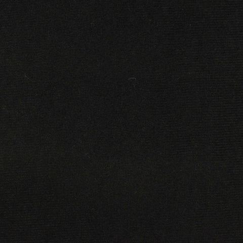 100% Polyester Knit Fabric, 142 gsm — Black