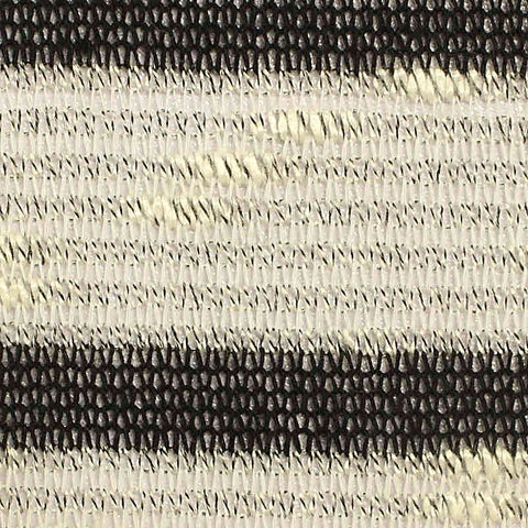Black Stripes Chunky Knit, Poly-Viscose, 146 gsm