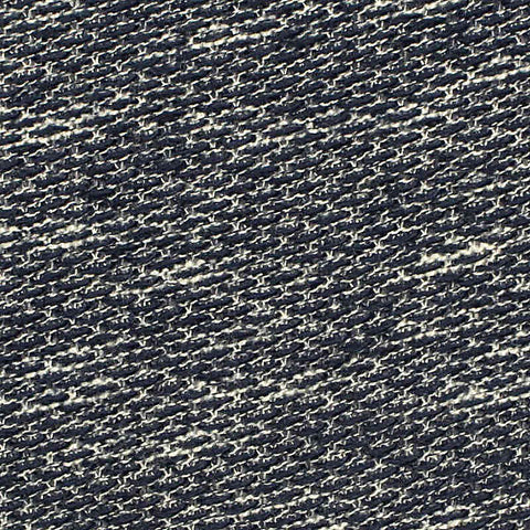 Navy Marl French Terry, Poly-Viscose, 216 gsm