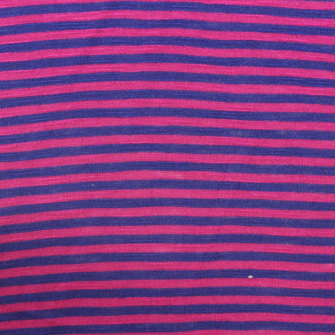 Pink Horizontal-Stripe Knit, Viscose, 141 gsm