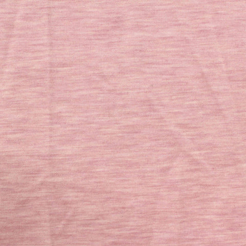 Heathered Pink Marl Jersey Knit, Poly-Acrylic