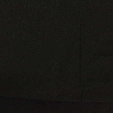 Polyester Viscose Stretch Woven Fabric, 193 gsm — Black