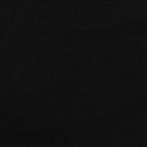 Polyester Viscose Stretch Woven Fabric, 300 gsm — Black