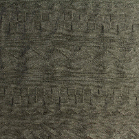Dark Green Diamonds Jacquard, Cotton