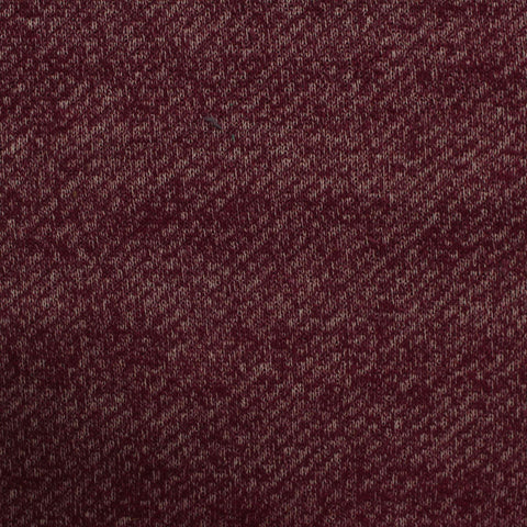 Burgundy Marl French Terry, Cotton-Viscose