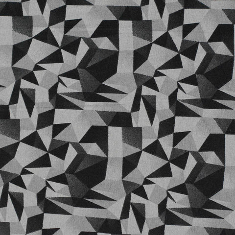 Grey Geometric Knit, Cotton