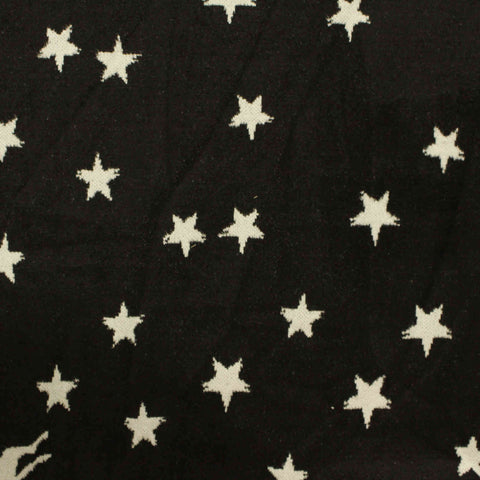 White Stars Faux Suede, Polyester