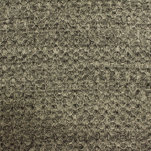 Light Grey Marl Waffle Knit, Viscose-Poly