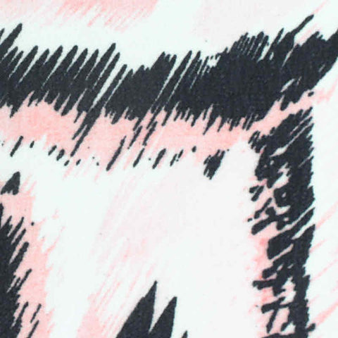Black Animal Print Chiffon, Polyester