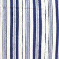 Blue Vertical-Stripe Crepe, Viscose