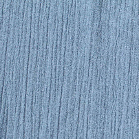 100% Polyester Linen-Look Fabric, 123 gsm, 145 cm — Blue