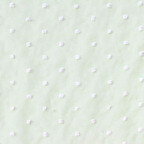 White Dots Chiffon, Polyester, 57 gsm