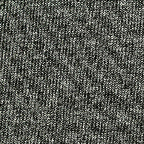 Heathered Grey Marl Rib Knit, Viscose, 210 gsm