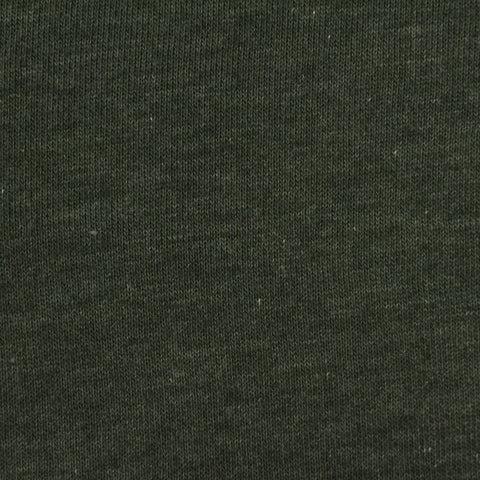 Dark Green Marl Knit, Cotton-Poly