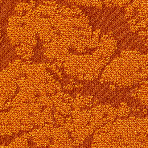 Orange Abstract Jacquard, Poly-Nylon