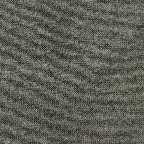 Grey Marl Rib Knit, Cotton-Poly, 347 gsm