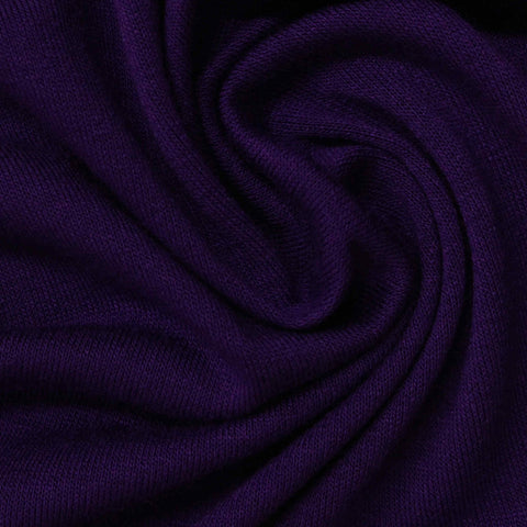 Viscose Stretch Jersey Knit Fabric, 160 gsm, 170 cm — Purple, ref EF-218161