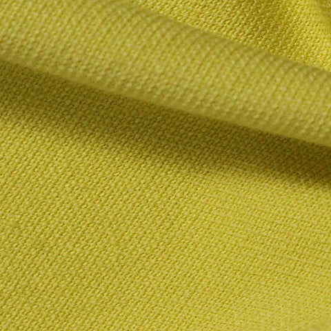 Cotton Polyester Stretch French Terry Fabric, 170 gsm, 185 cm — Yellow