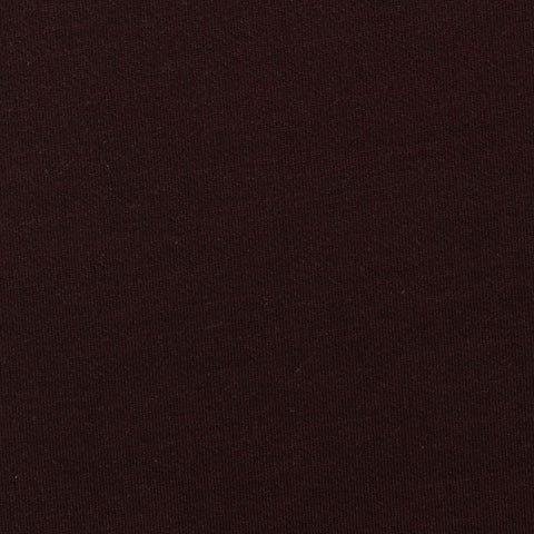 Slub Polyester Cotton Stretch French Terry Fabric, 290 gsm, 185 cm — Brown