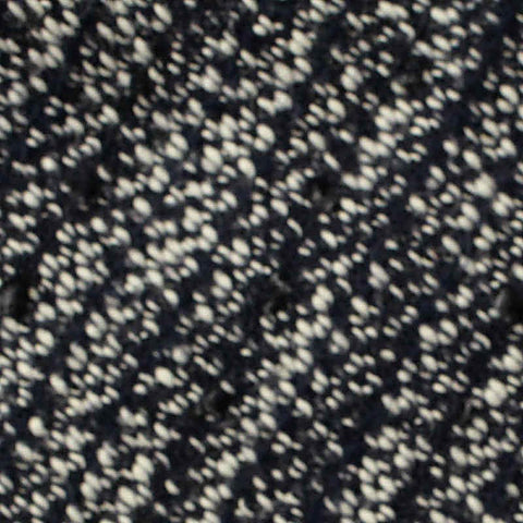 Navy Marl Chunky Knit, Poly-Cotton, 330 gsm
