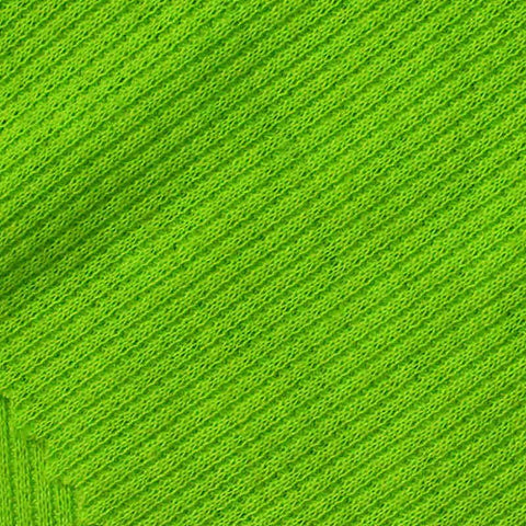 Polyester Cotton Stretch Rib Knit Fabric, 150 gsm, 125 cm — Green