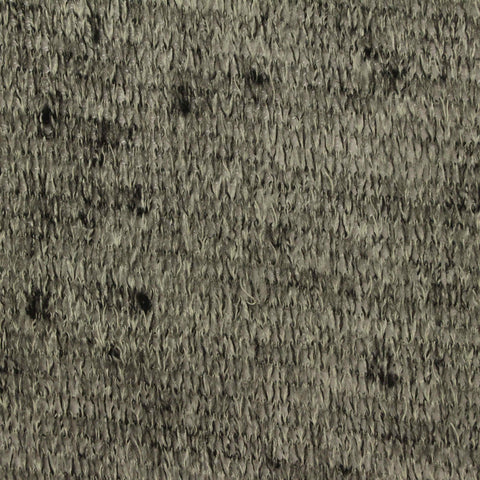 Grey Heathered-Marl Chunky Knit, Poly-Viscose, 106 gsm